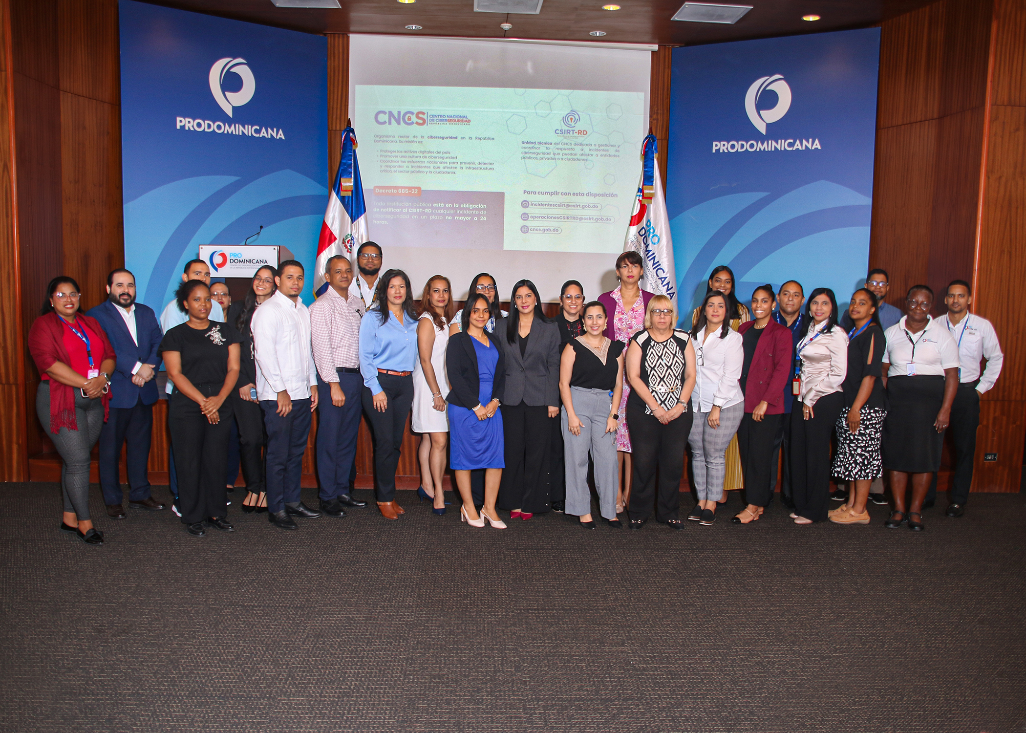 CNCS fortalece el Estado Dominicano al capacitar colaboradores de ProDominicana en Gobernanza y Ciberseguridad